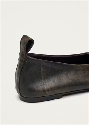PRE-ORDER / Rosalind recycled brown leather ballet flats Recycled Brown ALOHAS